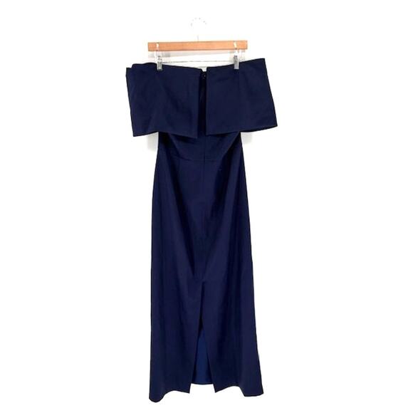 SACHIN + BABI Off-the-Shoulder Back Slit “Viveca Gown” in Blue Night Sky – Sz 14 - Picture 5 of 6